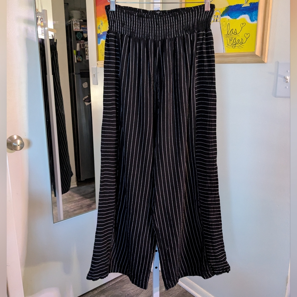 Cynthia Rowley Cropped Wide-Leg Pants